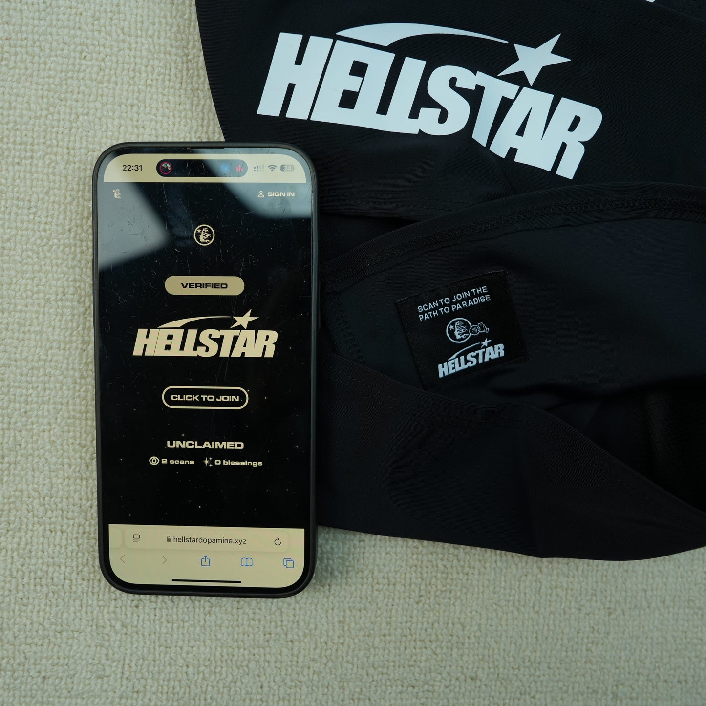 Hellstar Ski Mask Balaclava Black