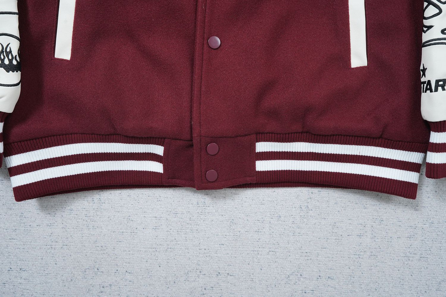 Hellstar Friends & Family Varsity Jacket Red