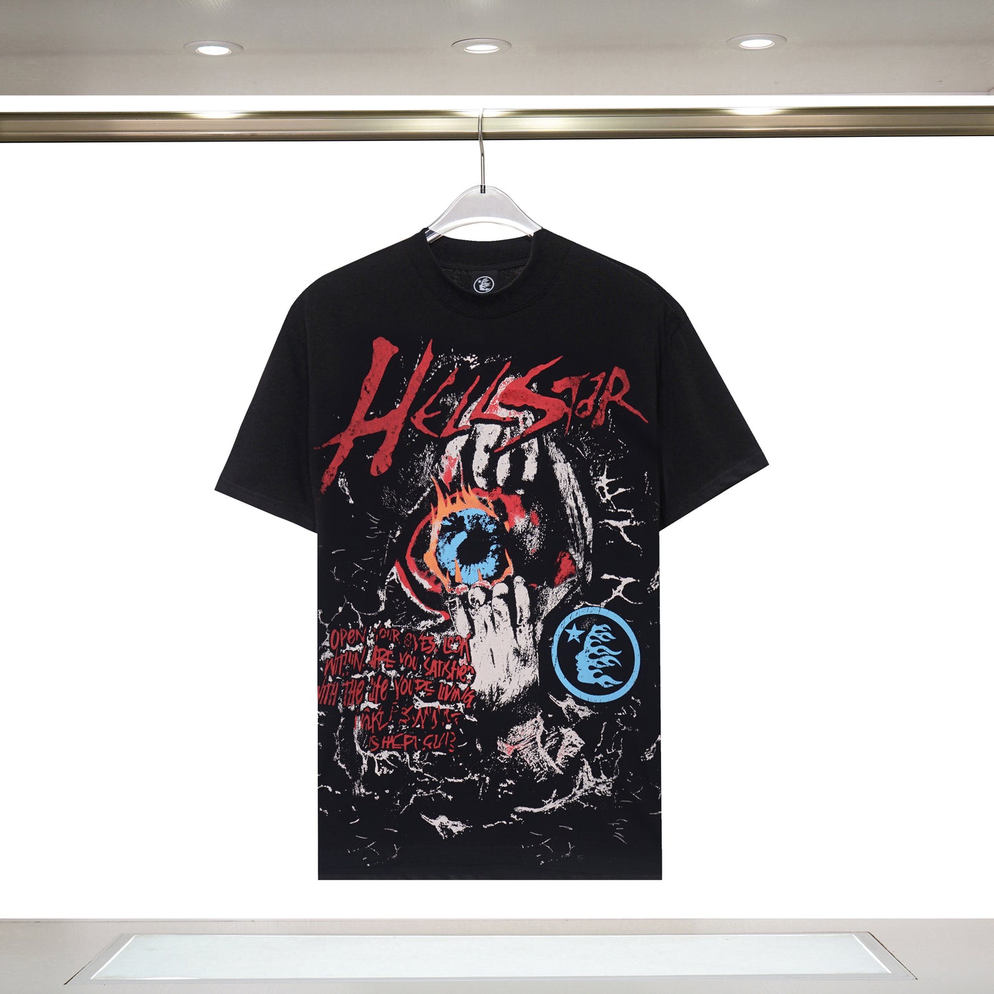 Hellstar Open Your Eyes Black T-Shirt