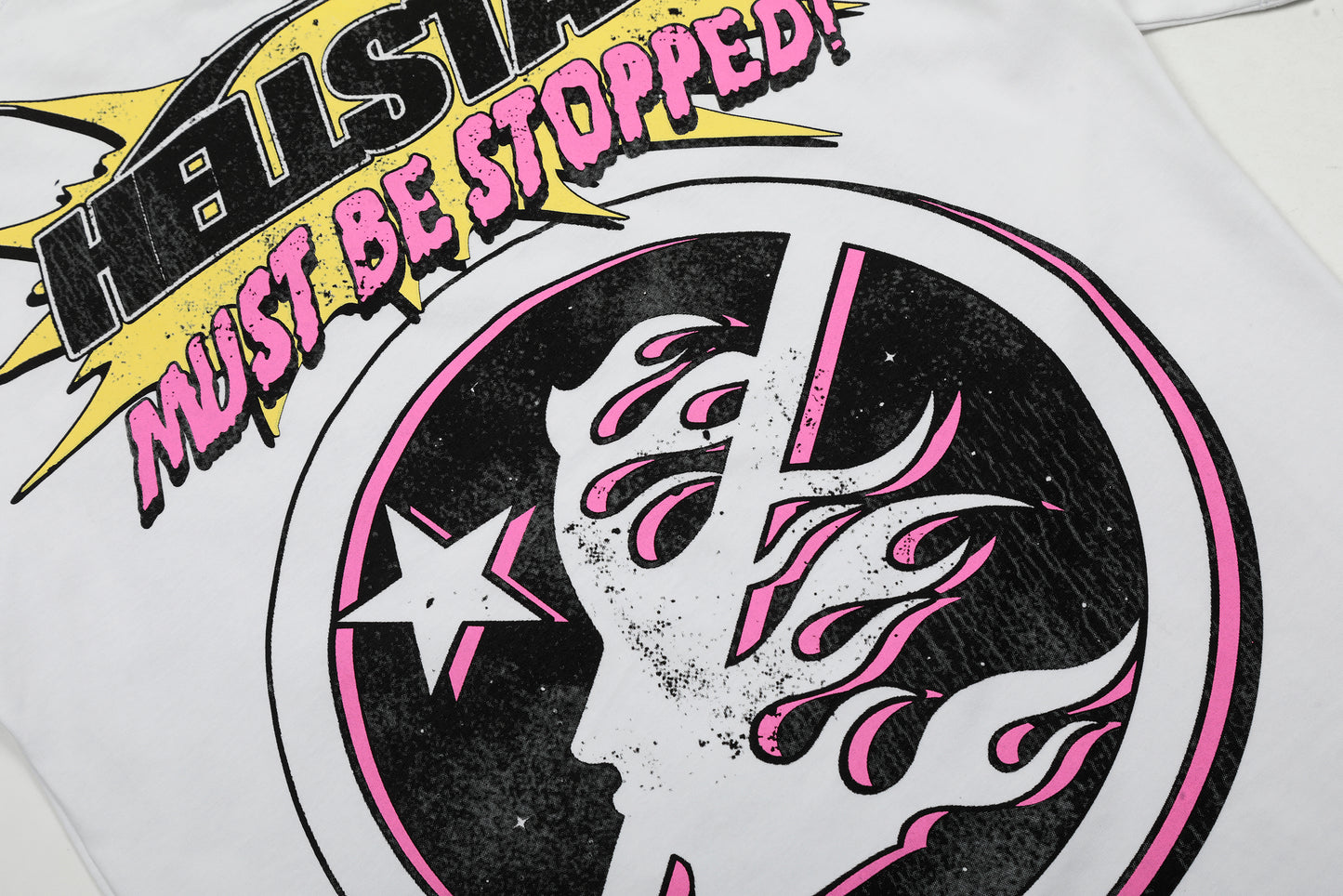 Hellstar Brainwashed News White T-Shirt