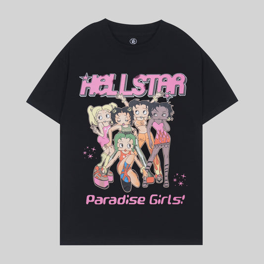 Hellstar Paradise Girls Black T-Shirt