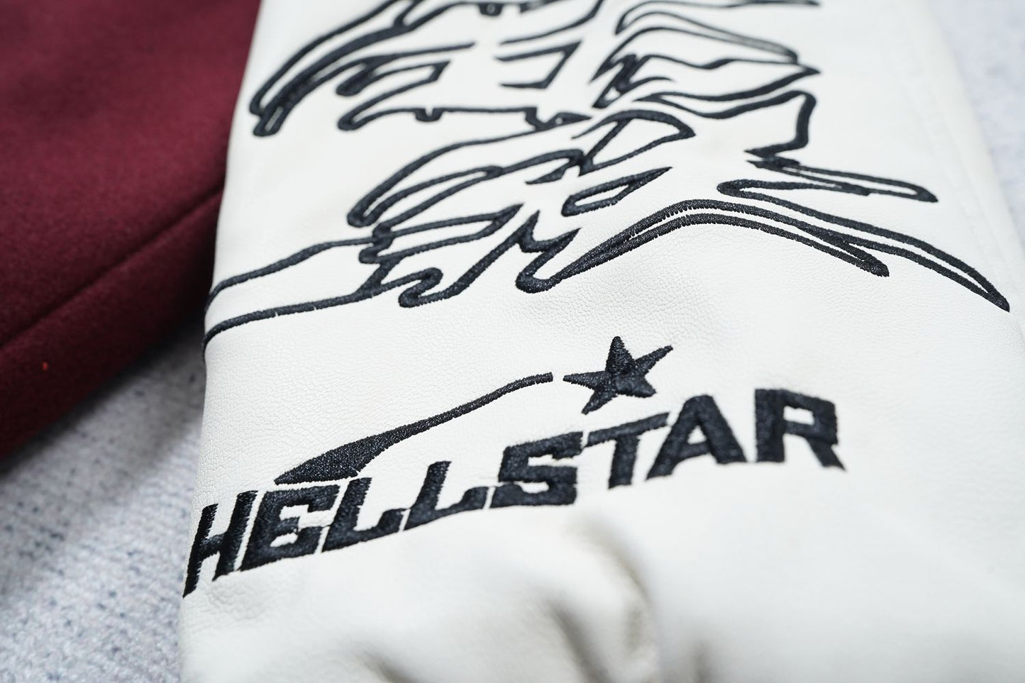 Hellstar Friends & Family Varsity Jacket Red