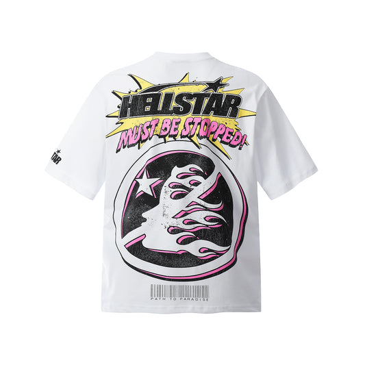 Hellstar Brainwashed News White T-Shirt